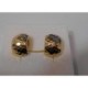 PENDIENTES ORO CIERRE OMEGA FACETADOS - 01578033P