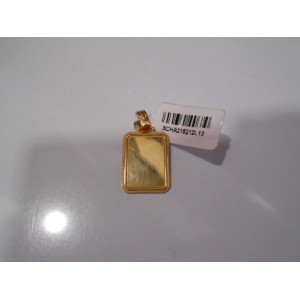 CHAPA ORO RECTANGULAR 16x21mm BISEL RELI - 216212L13