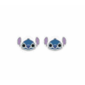 Pendientes Plata Disney - Stitch Cara - AG0103P