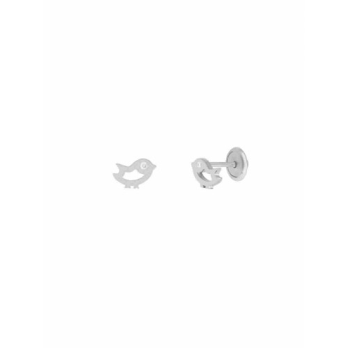 Pendiente Plata Pájaro - D03401/AE
