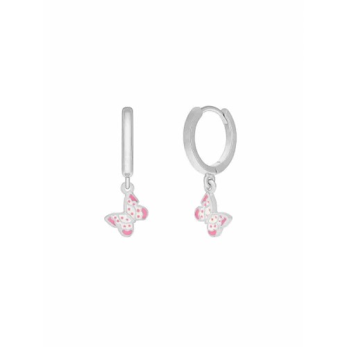 Pendiente Aro Plata Mariposa - DO3601/BC