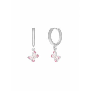 Pendiente Aro Plata Mariposa - DO3601/BC