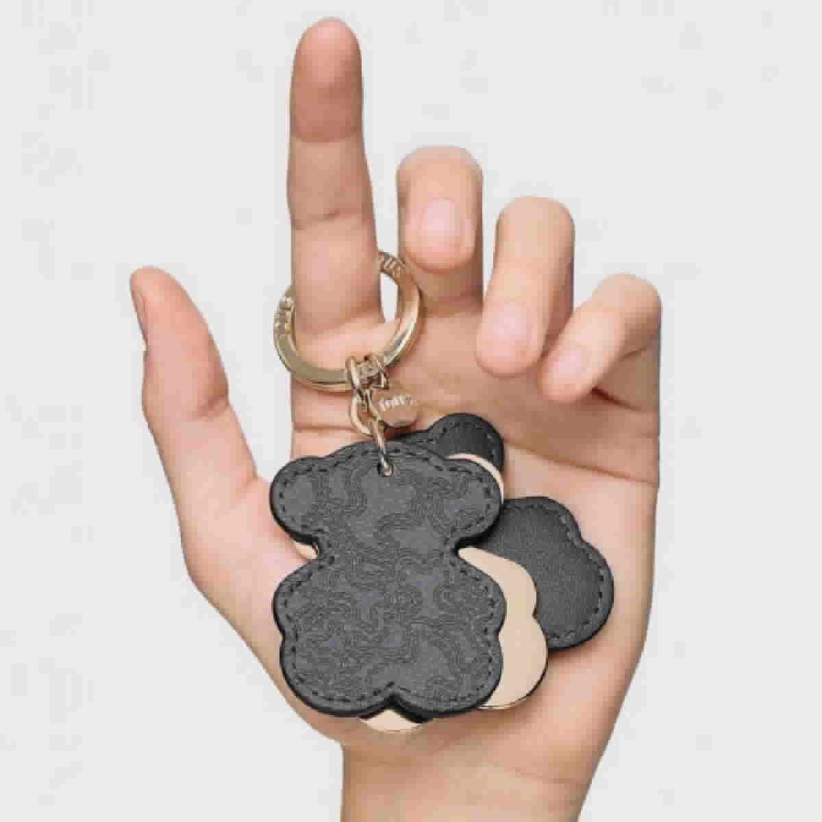 Llavero TOUS negro Triple Bear - 2002203851