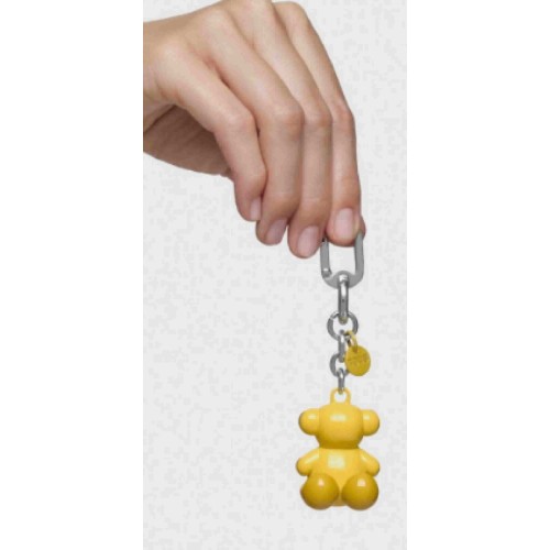 Llavero metal amarillo oscuro y plata Bold Bear - 2002286705