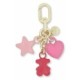 Llavero rojo y dorado Puffed Motifs - 2002304117 Llavero rojo y dorado Puffed Motifs - 2002304117