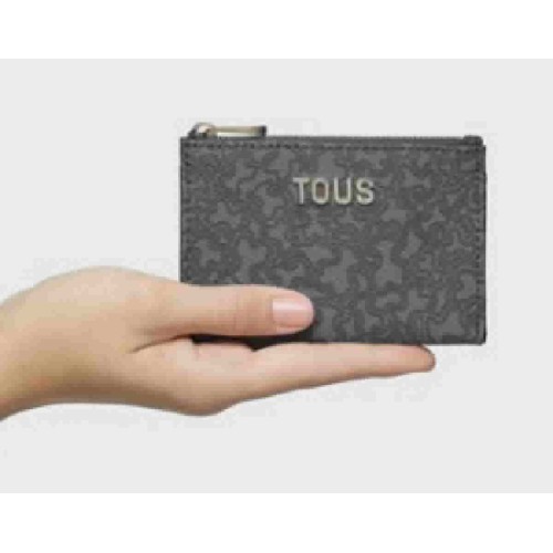 Monedero Tarjetero TOUS Kaos Mini Lines Gris Oscuro - 2002184248