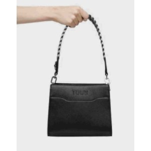 Shopper pequeño negro Audree Saffiano - 2002287051
