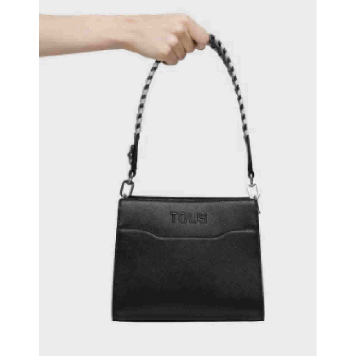Shopper pequeño negro Audree Saffiano - 2002287051