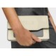 Clutch beige y gris Audree Saffiano - 2002286901 Clutch beige y gris Audree Saffiano - 2002286901