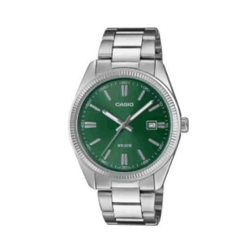 RELOJ CASIO, ESFERA VERDE - MTP-1302PD-3AVEF