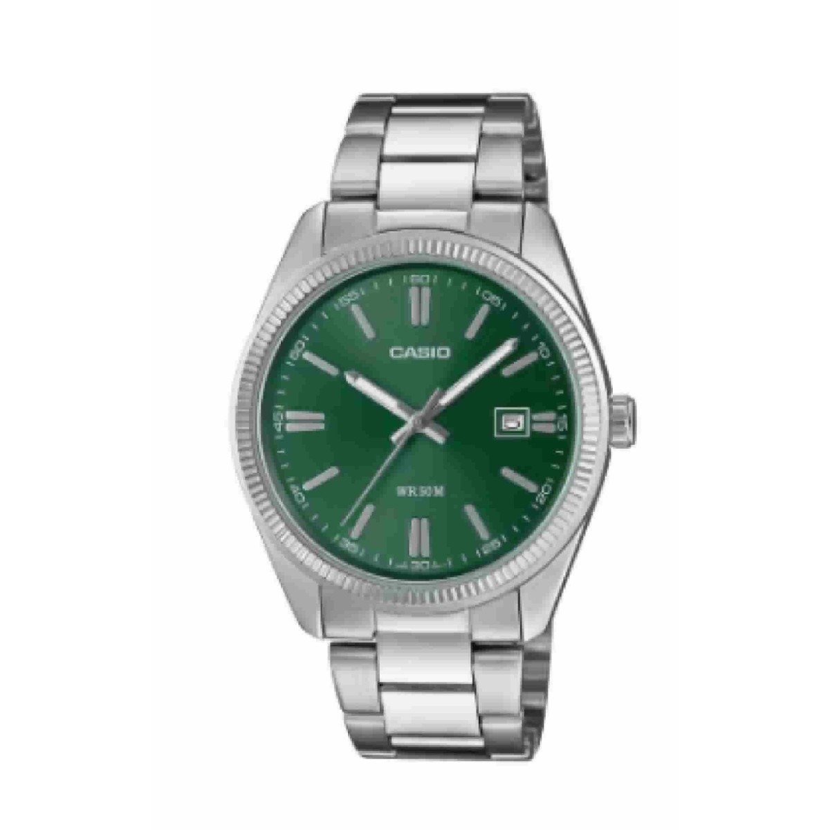 RELOJ CASIO, ESFERA VERDE - MTP-1302PD-3AVEF