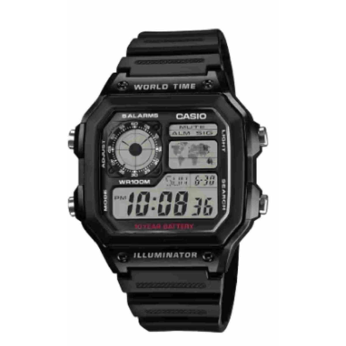 RELOJ CASIO DIGITAL AE-1200WH-1AV - AE-1200WH-1AVE