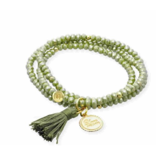 PULSERA ZEN MAMA  PIEDRAS VERDES - 91164U41