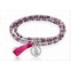 Pulsera Zen Fucsia Virgen de los Remedios - 90573U38 Pulsera Zen Fucsia Virgen de los Remedios - 90573U38