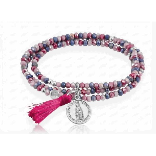 Pulsera Zen Fucsia Virgen de los Remedios - 90573U38