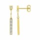 Pendientes largos con diamantes - RX313BB4