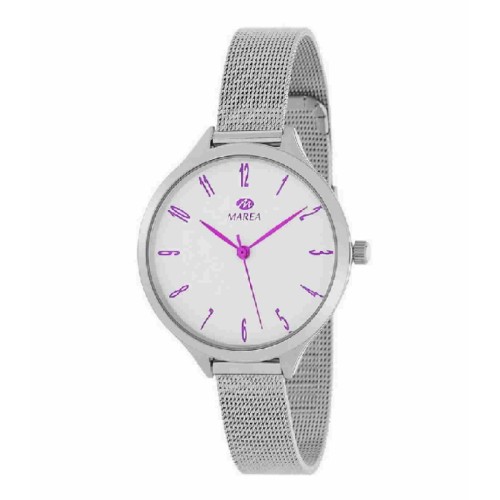Reloj Marea Señora Esfera blanca y rosa - B41232/4