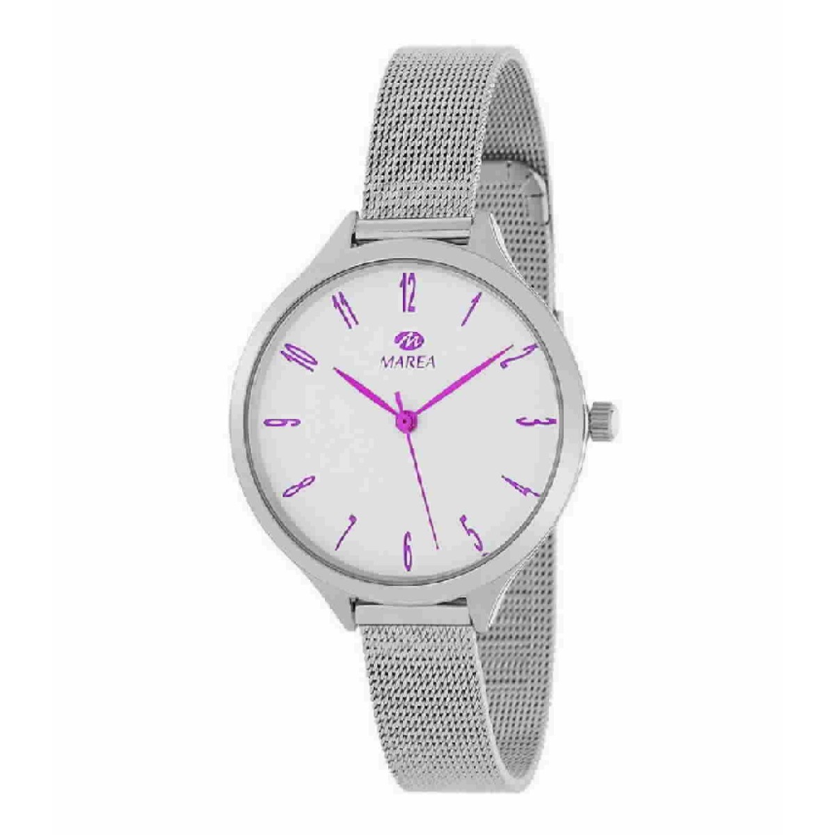 Reloj Marea Señora Esfera blanca y rosa - B41232/4