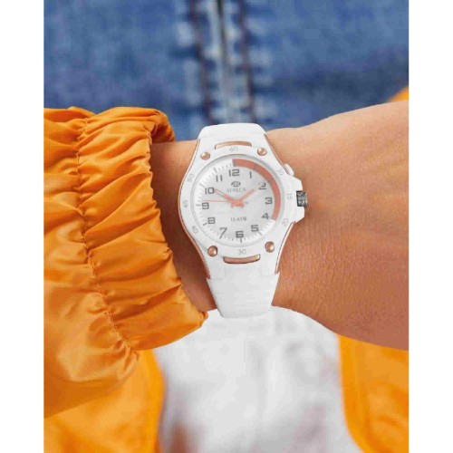 Reloj infantil b25175 1 de silicona blanca Blanco Marea - B25175/1