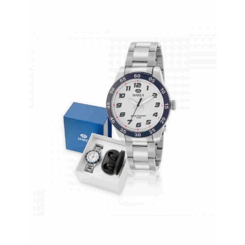 Reloj Marea Niño Analógico Armis Acero + Auriculares Bluetooth - B35347/3