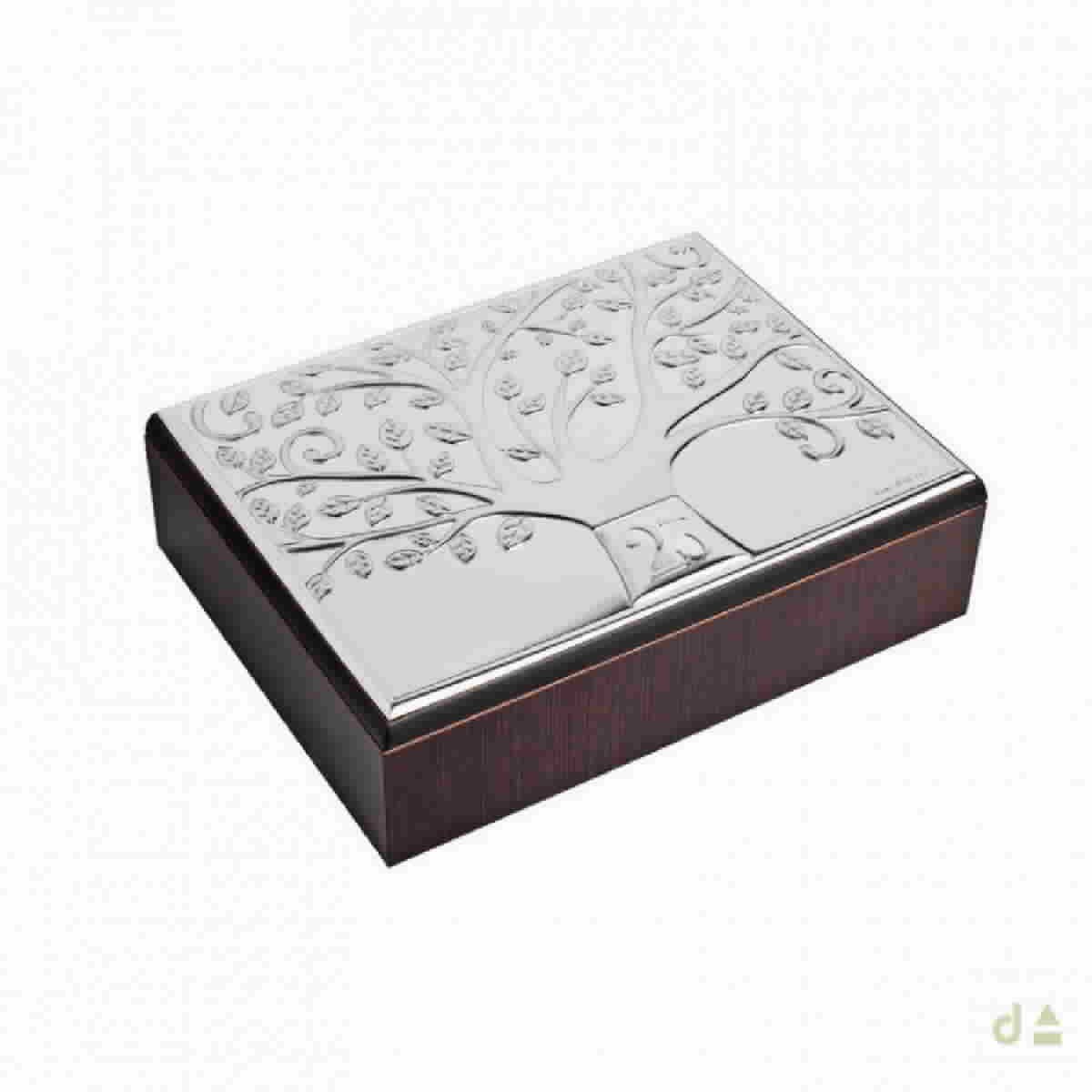 CAJA JOYERO ARBOL DE LA VIDA 21X16 - 25 ANIVERSARIO - 7CX-DH010-25