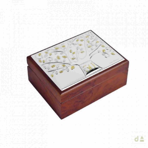 CAJA JOYERO ARBOL DE LA VIDA 14X11X6 - 50 ANIVERSARIO - 7CX-DH010P-50