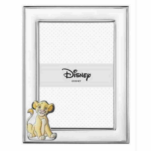 Marco de Fotos Disney Simba El Rey León en Plata Bilaminada | Valenti Argenti - D710/3LBI