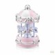 Cajita de Música Carrusel Infantil Rosa en Plata Bilaminada - 4BI-DHFL0027R