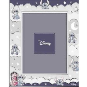 Portarretratos Infantil de Plata Valenti – Colección Disney Lilo & Stitch (Multicolor) - D830/4LST