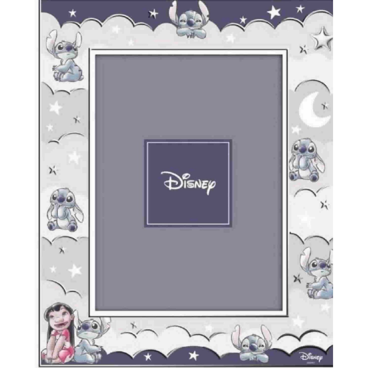 Portarretratos Infantil de Plata Valenti – Colección Disney Lilo & Stitch (Multicolor) - D830/4LST
