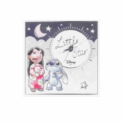 RELOJ MADERA DISNEY LILO STITCH 17x17 - D834ST